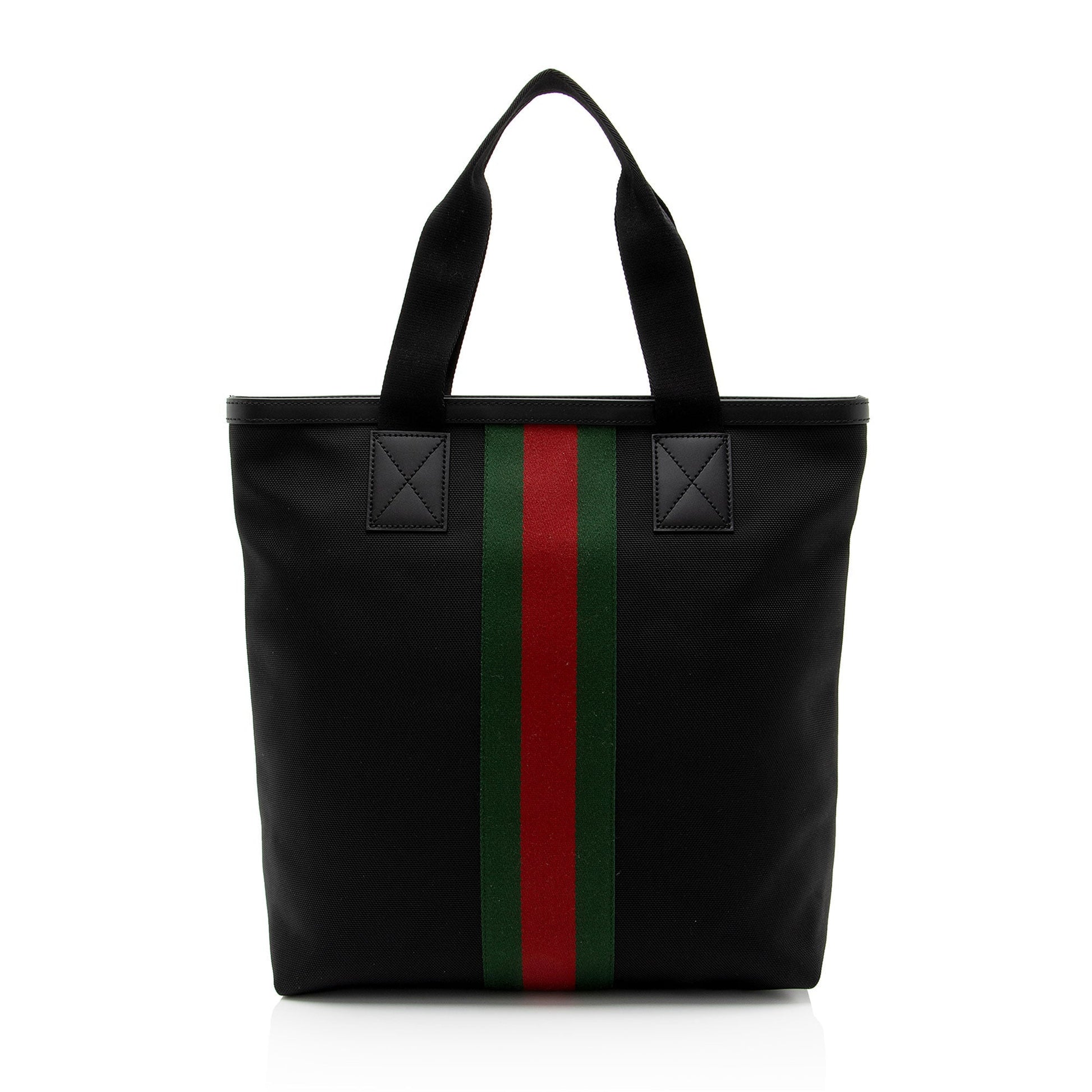 Gucci Techno Canvas Web Tote (SHF-5flfJ8)