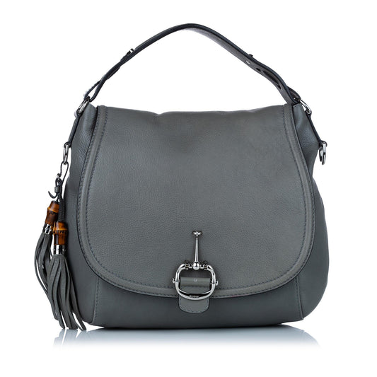 Gucci Horsebit Leather Satchel