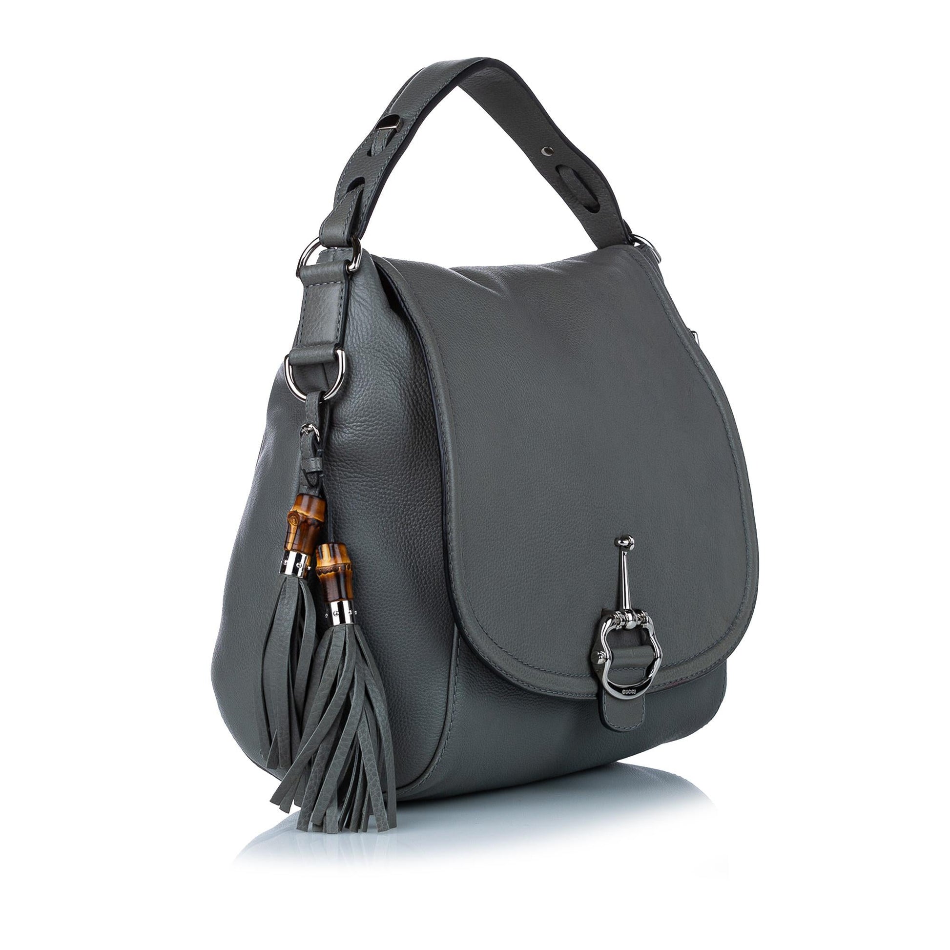 Gucci Horsebit Leather Satchel