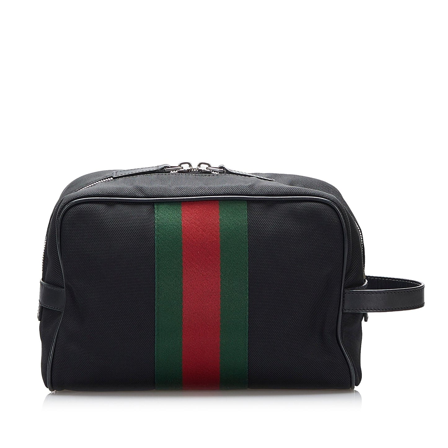 Gucci Techno Web Canvas Clutch (SHG-ZIsgog)