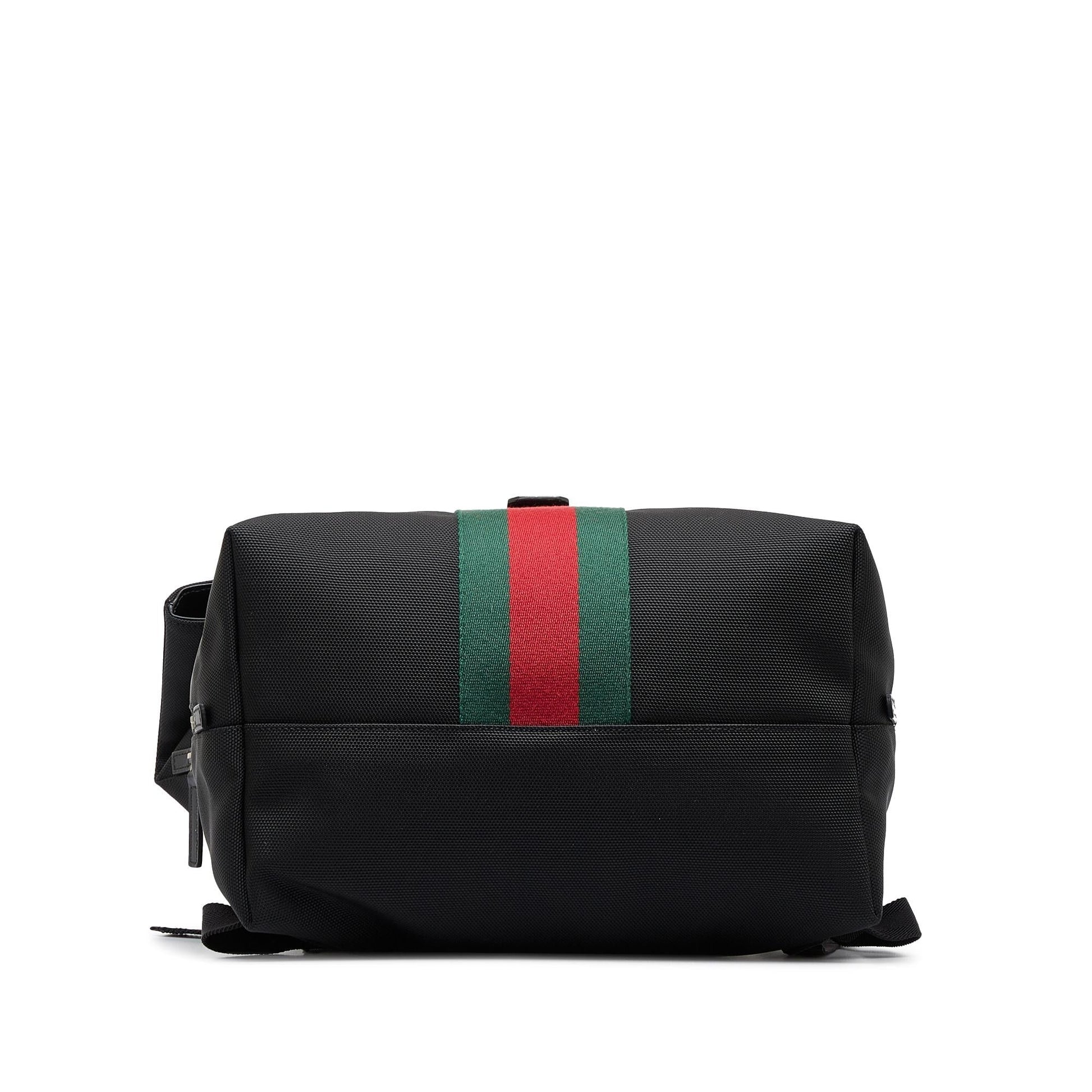 Gucci Techno Web Fold Over Backpack (SHG-u9fHBg)