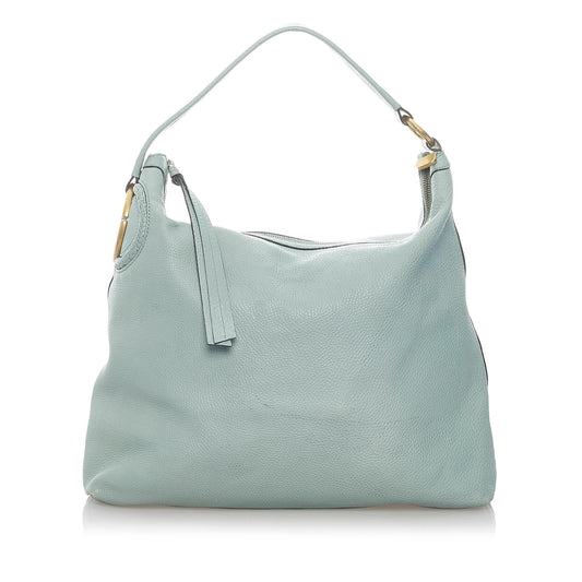 Gucci Twill Leather Shoulder Bag (SHG-31123)