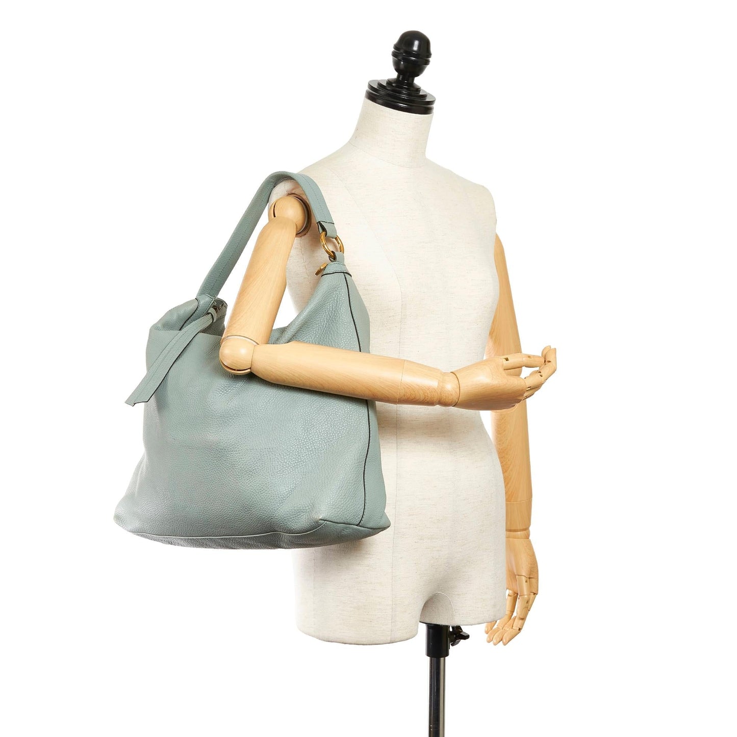 Gucci Twill Leather Shoulder Bag (SHG-31123)