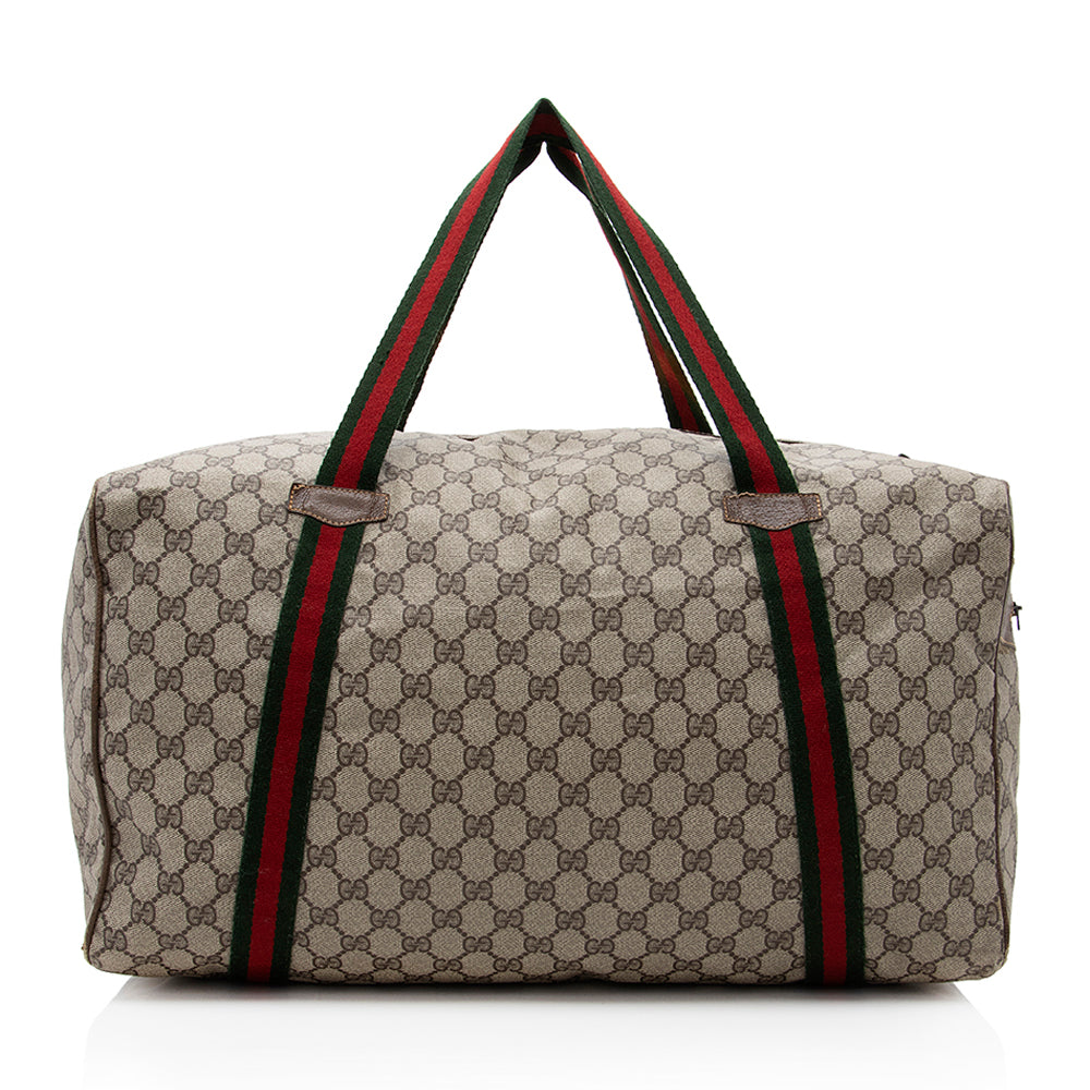 Gucci GG Plus Web Duffel Bag (SHF-18688)