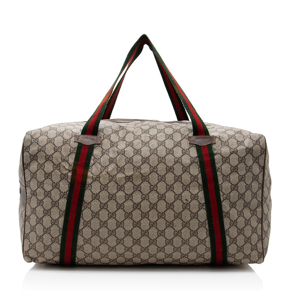Gucci GG Plus Web Duffel Bag (SHF-18688)
