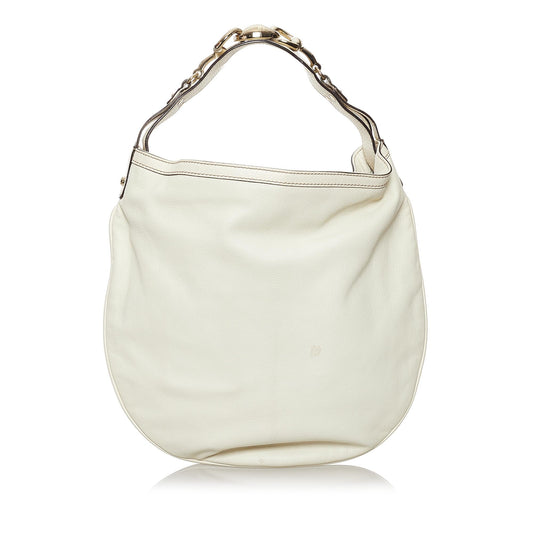 Gucci Wave Leather Hobo Bag (SHG-37223)