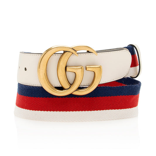 Gucci Web Calfskin Nylon Handbag