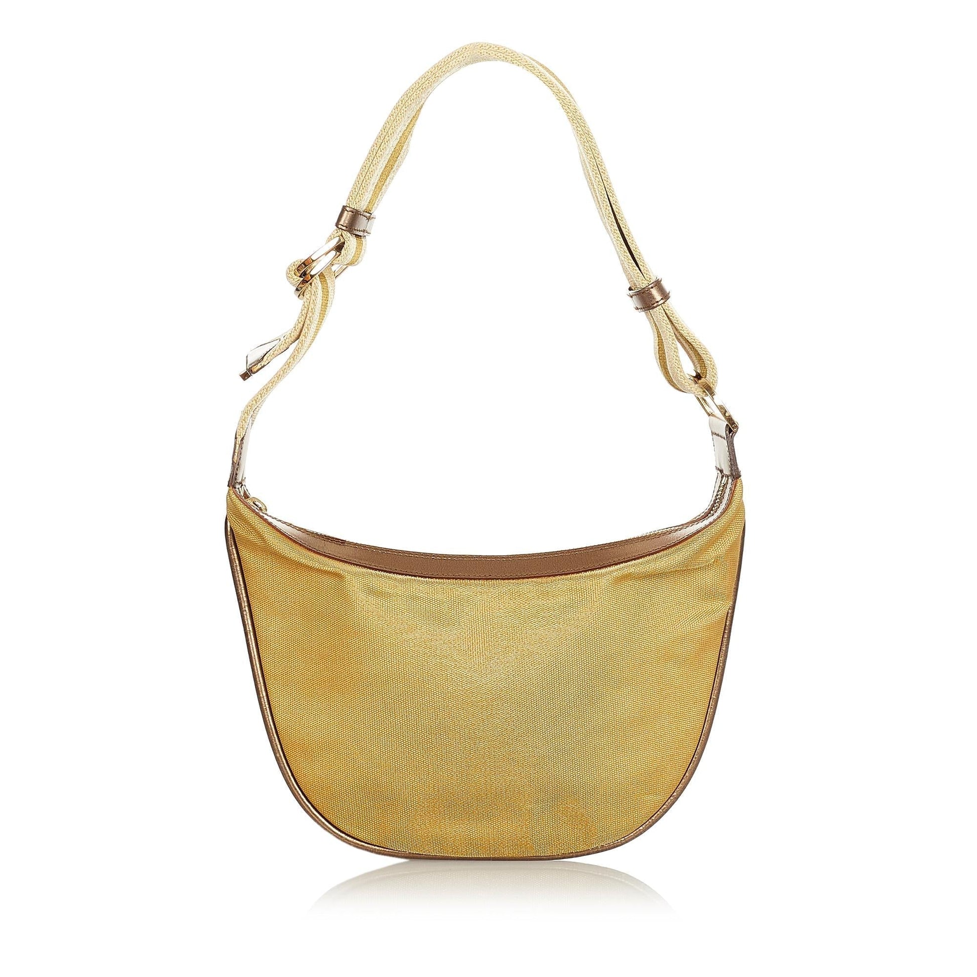Gucci Web Canvas Shoulder Bag Style 2