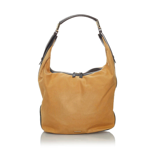 Gucci Web Canvas Shoulder Bag (SHG-34179)
