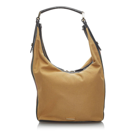 Gucci Web Canvas Shoulder Bag (SHG-34236)