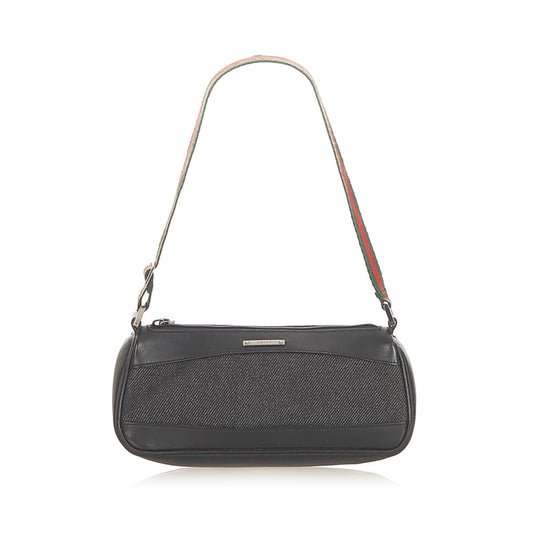 Gucci Web Denim Baguette (SHG-31872)