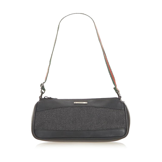 Gucci Web Denim Baguette (SHG-36578)