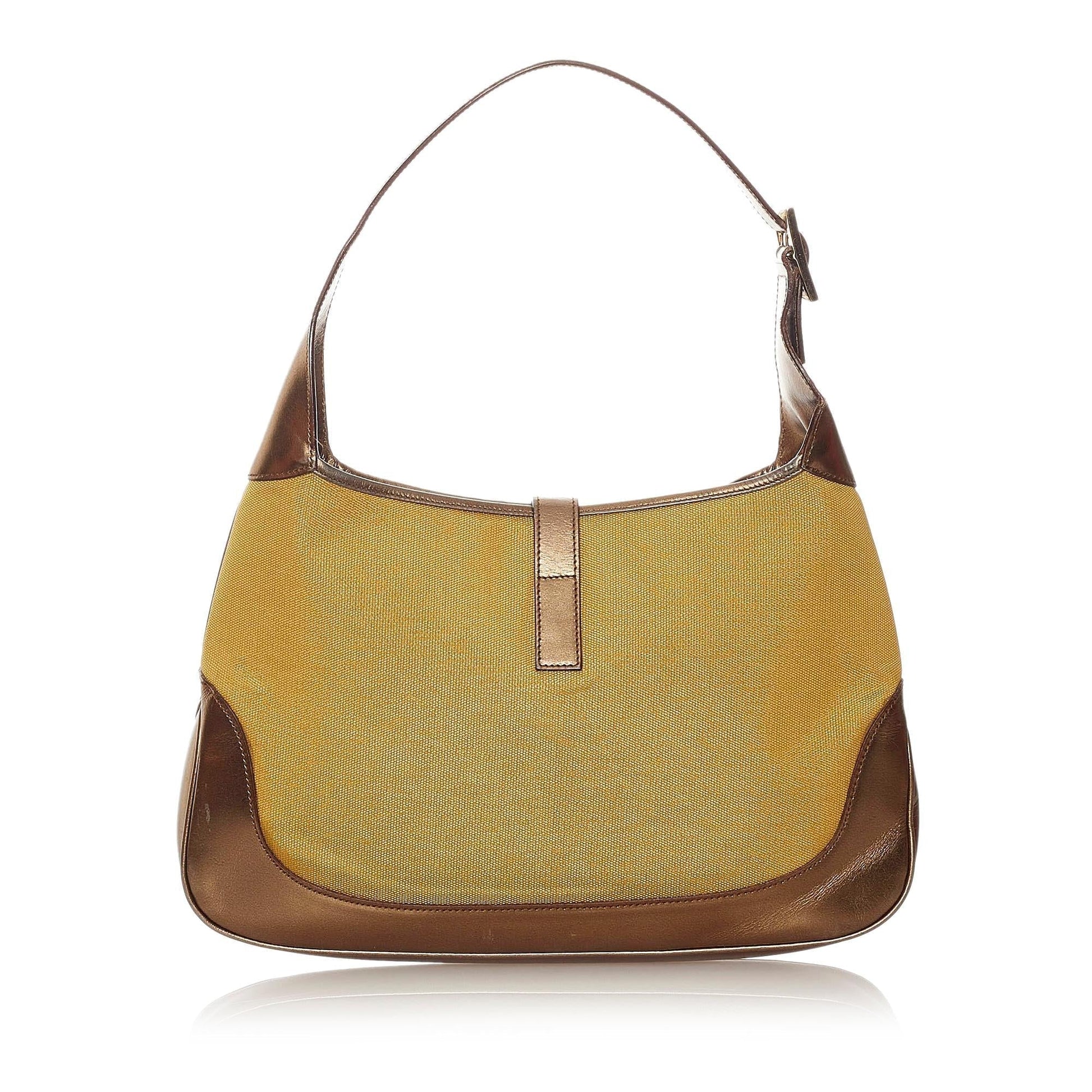 Gucci Jackie Canvas Shoulder Bag Style 3