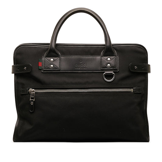 Gucci Web Nylon Business Bag (SHG-Y0mhDT)