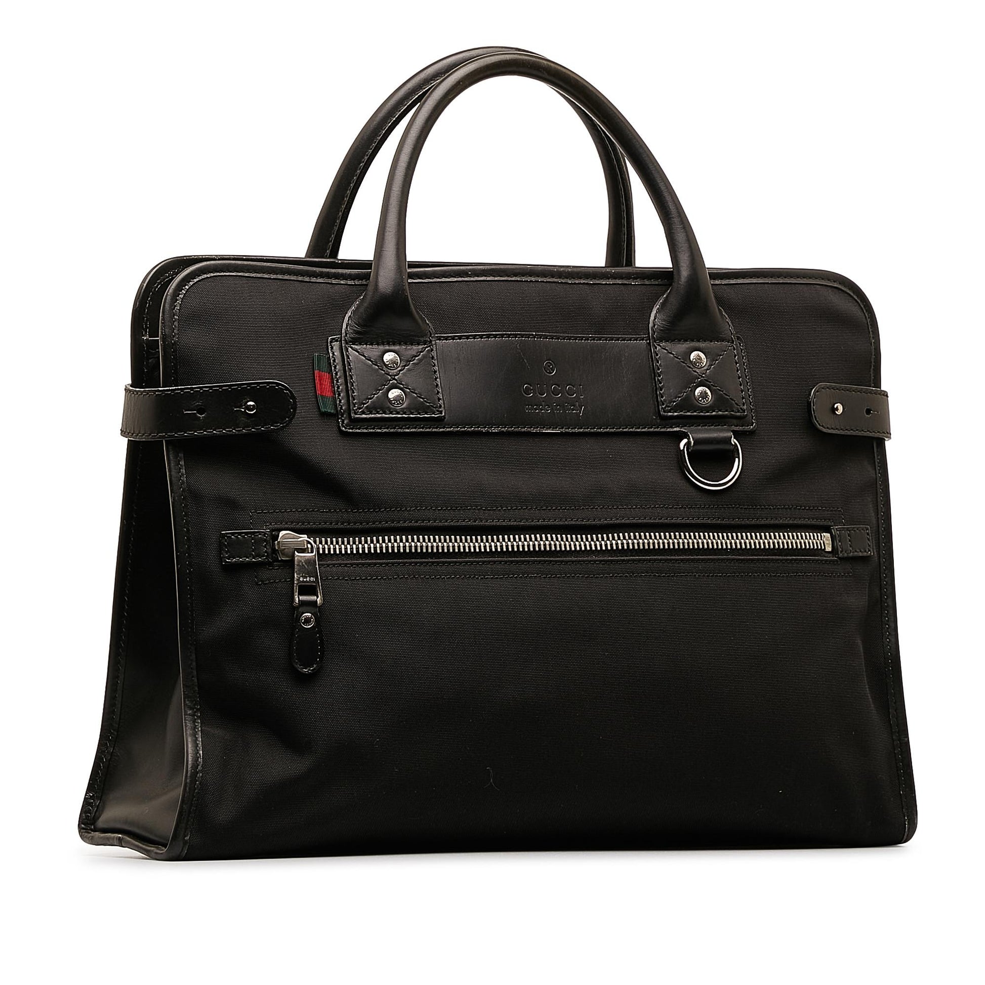 Gucci Web Nylon Business Bag (SHG-Y0mhDT)