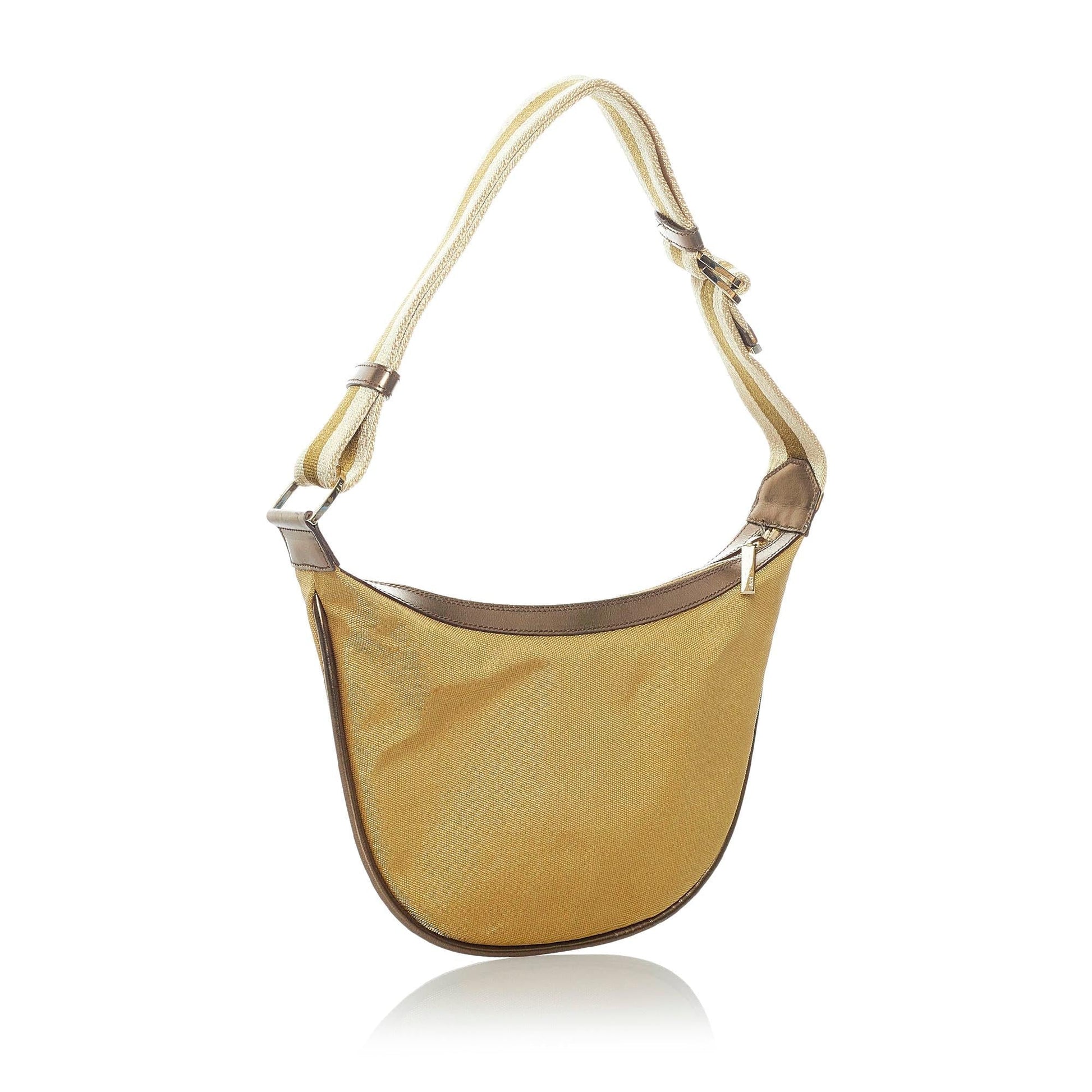 Gucci Web Nylon Shoulder Bag (SHG-37232)