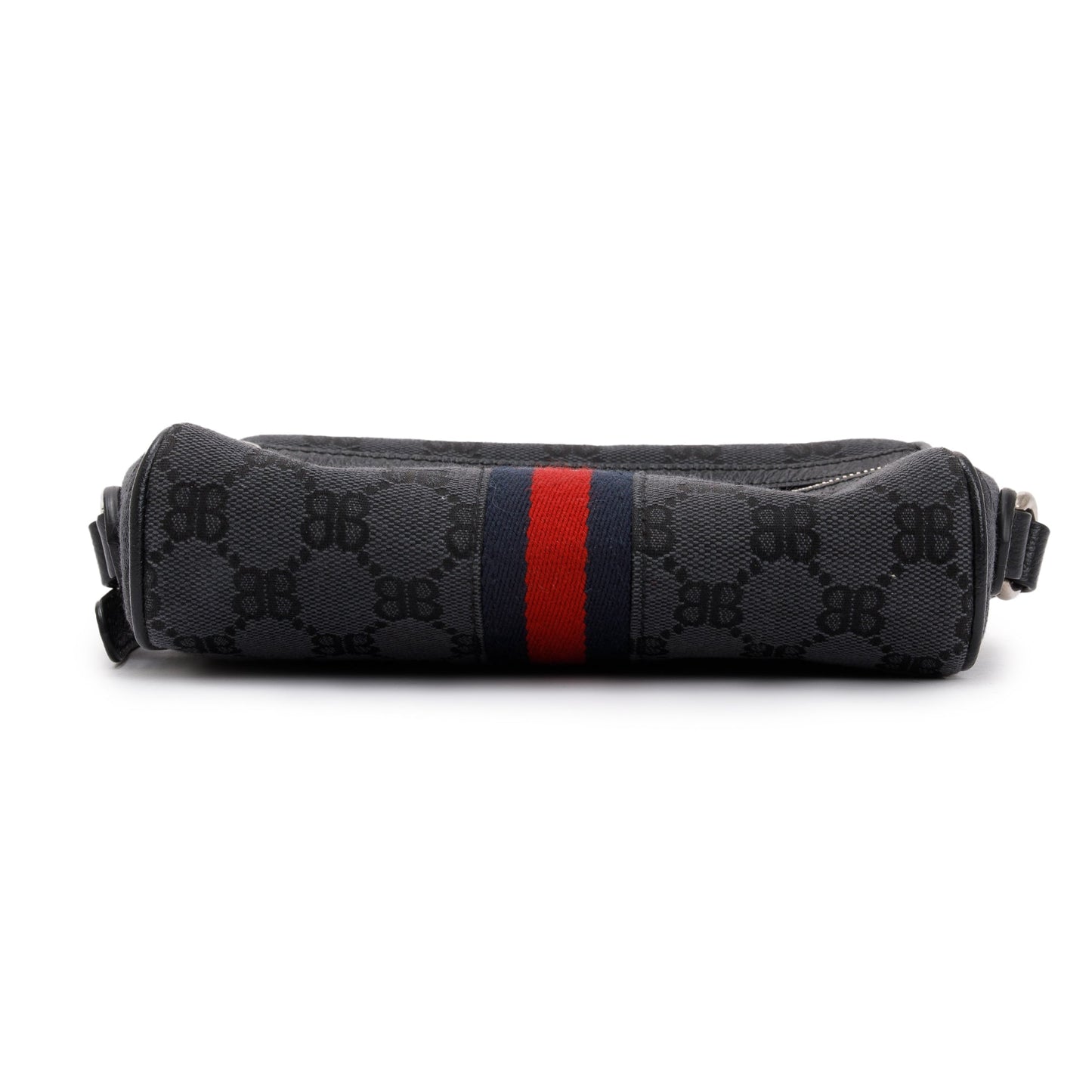 Gucci X Balenciaga The Hacker Project Black BB Canvas Web Mini Camera Bag