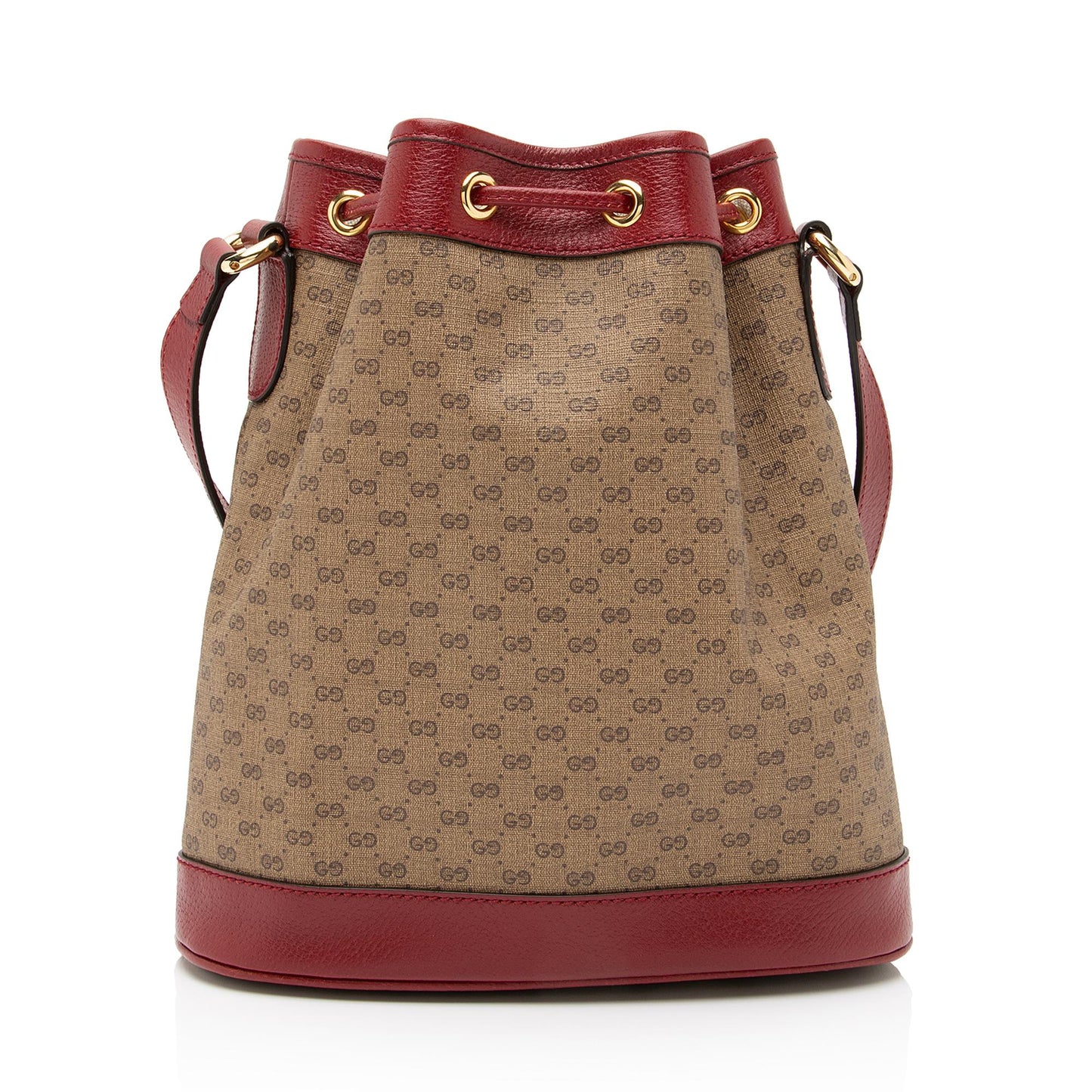 Gucci X Doraemon Micro GG Canvas Mini Bucket Bag (SHF-23730)