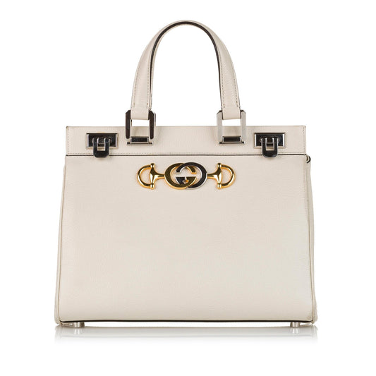 Gucci Zumi Leather Satchel (SHG-34344)