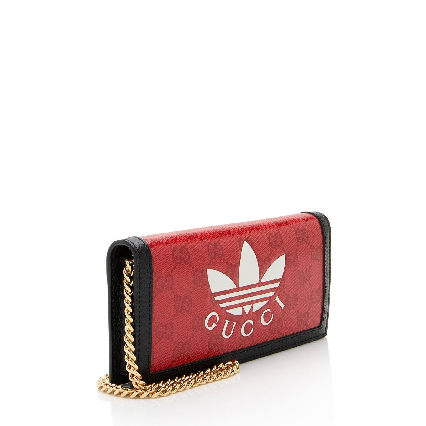 Gucci x Adidas GG Coated Canvas Wallet on Chain (SHF-1VEIuC)