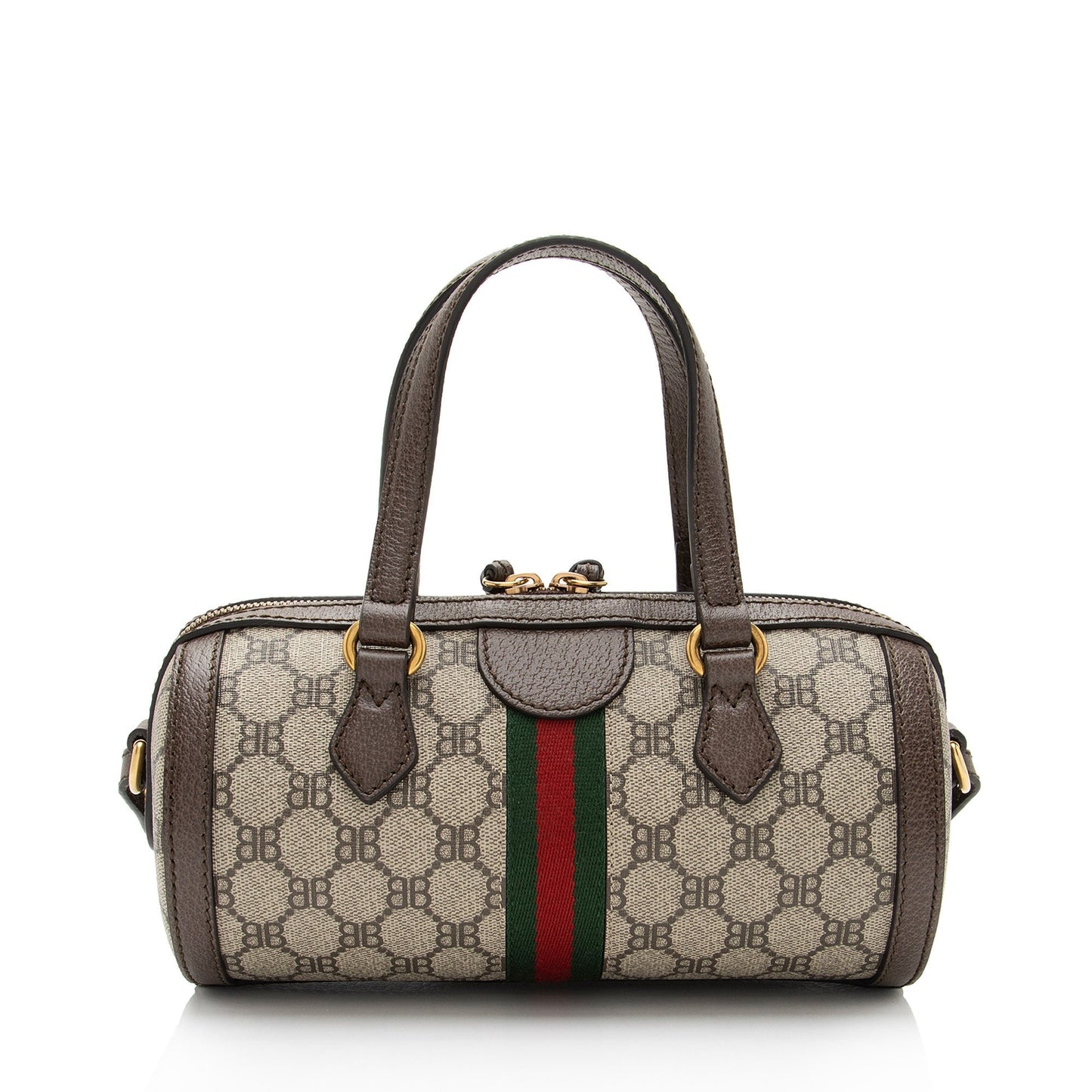 Gucci x Luxury Balenciaga Trending 2026 BB Supreme Monogram Web Ophidia Boston Bag (SHF-XYpX9x)