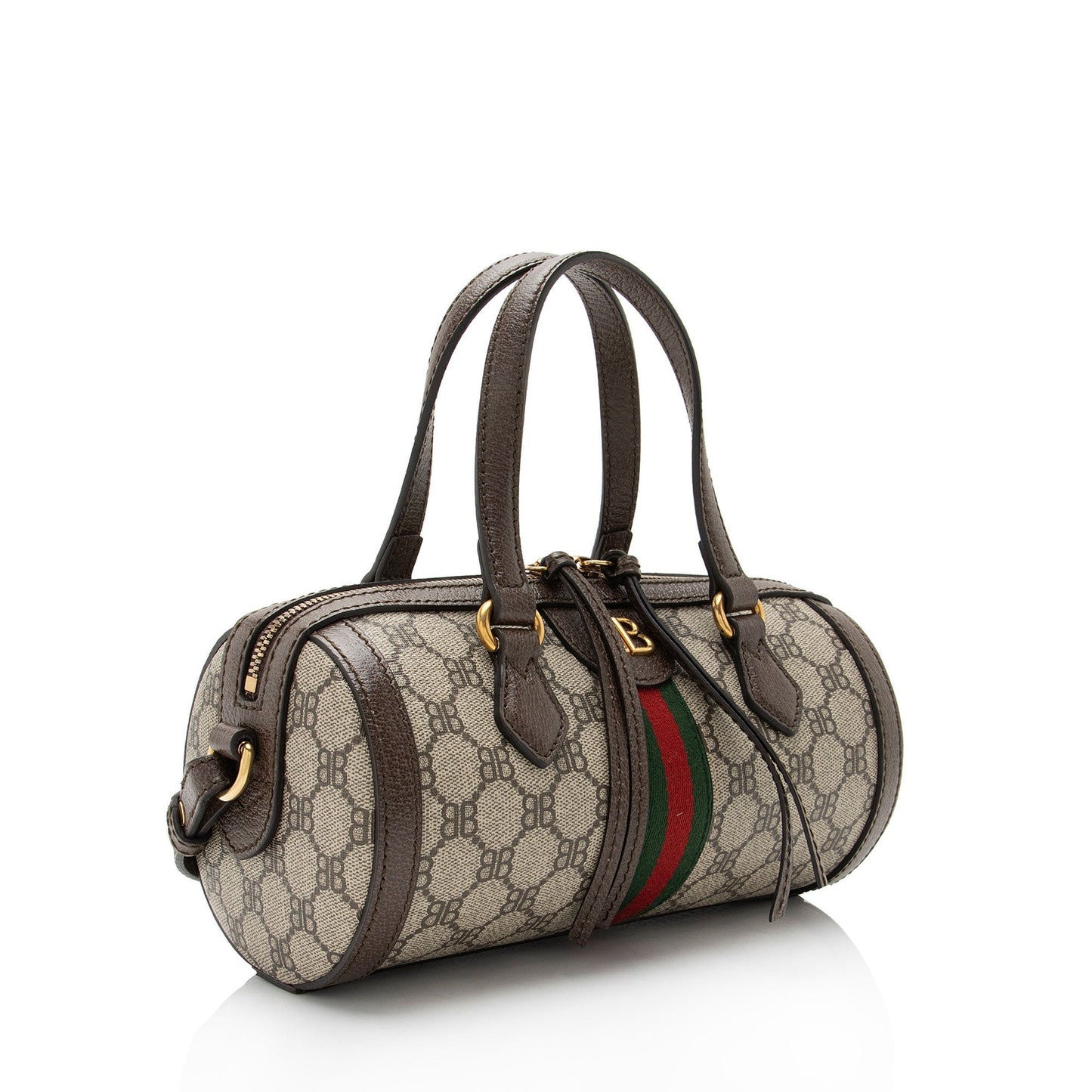 Gucci x Luxury Balenciaga Trending 2026 BB Supreme Monogram Web Ophidia Boston Bag (SHF-XYpX9x)
