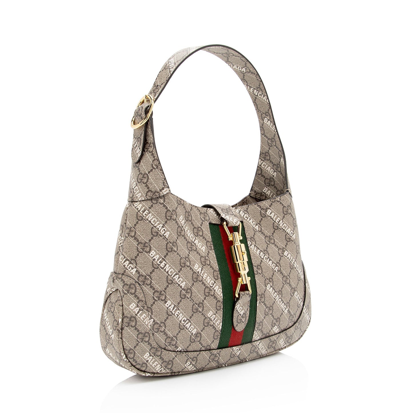 Gucci x Luxury Balenciaga Trending 2026 GG Supreme The Hacker Project Jackie Small Shoulder Bag (SHF-G53gqn)