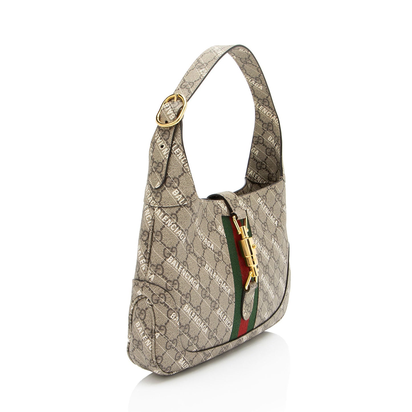 Gucci x Balenciaga GG Supreme The Hacker Project Jackie Small Shoulder Bag