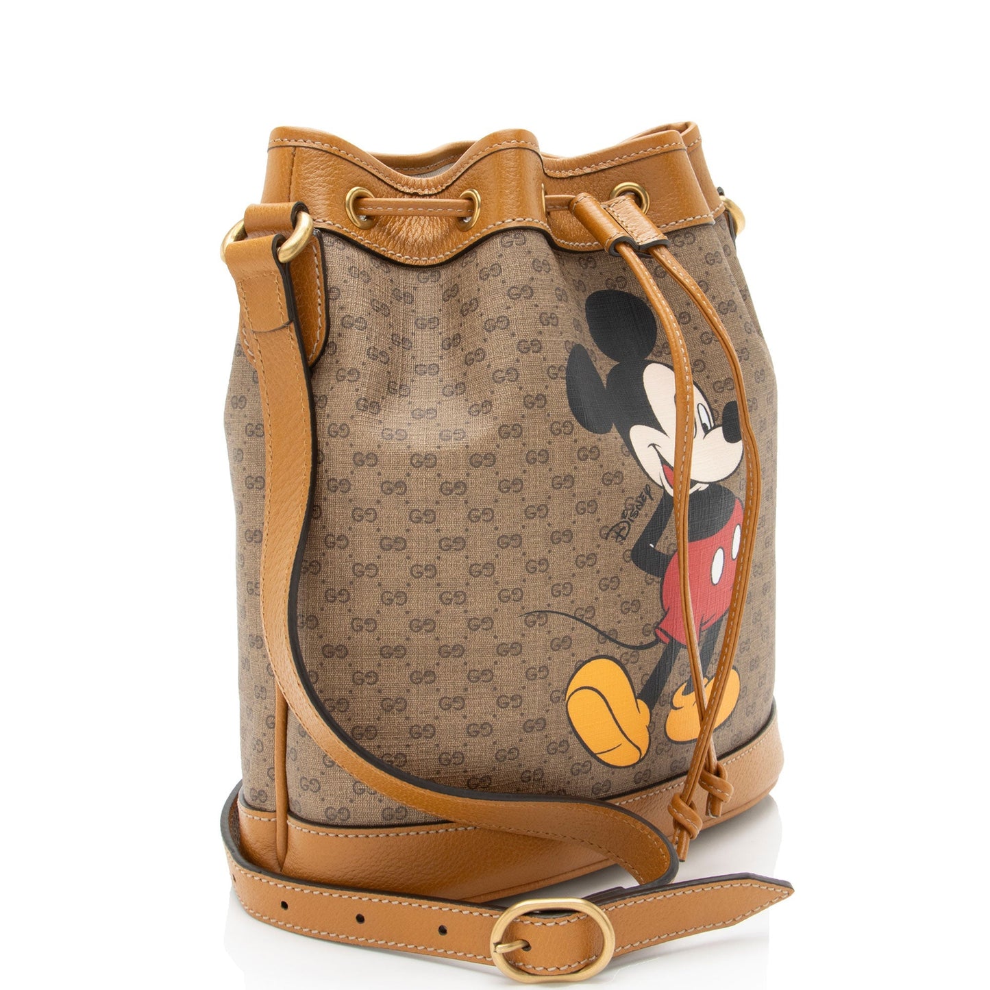 Gucci x Disney Micro GG Canvas Mickey Mouse Bucket Bag