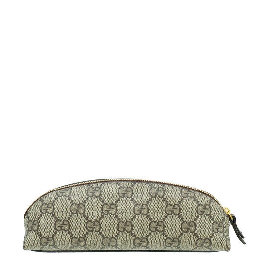 Gucci Leather Canvas Shoulder Bag