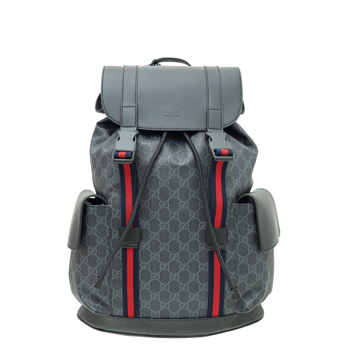 Gucci Leather Canvas Shoulder Bag