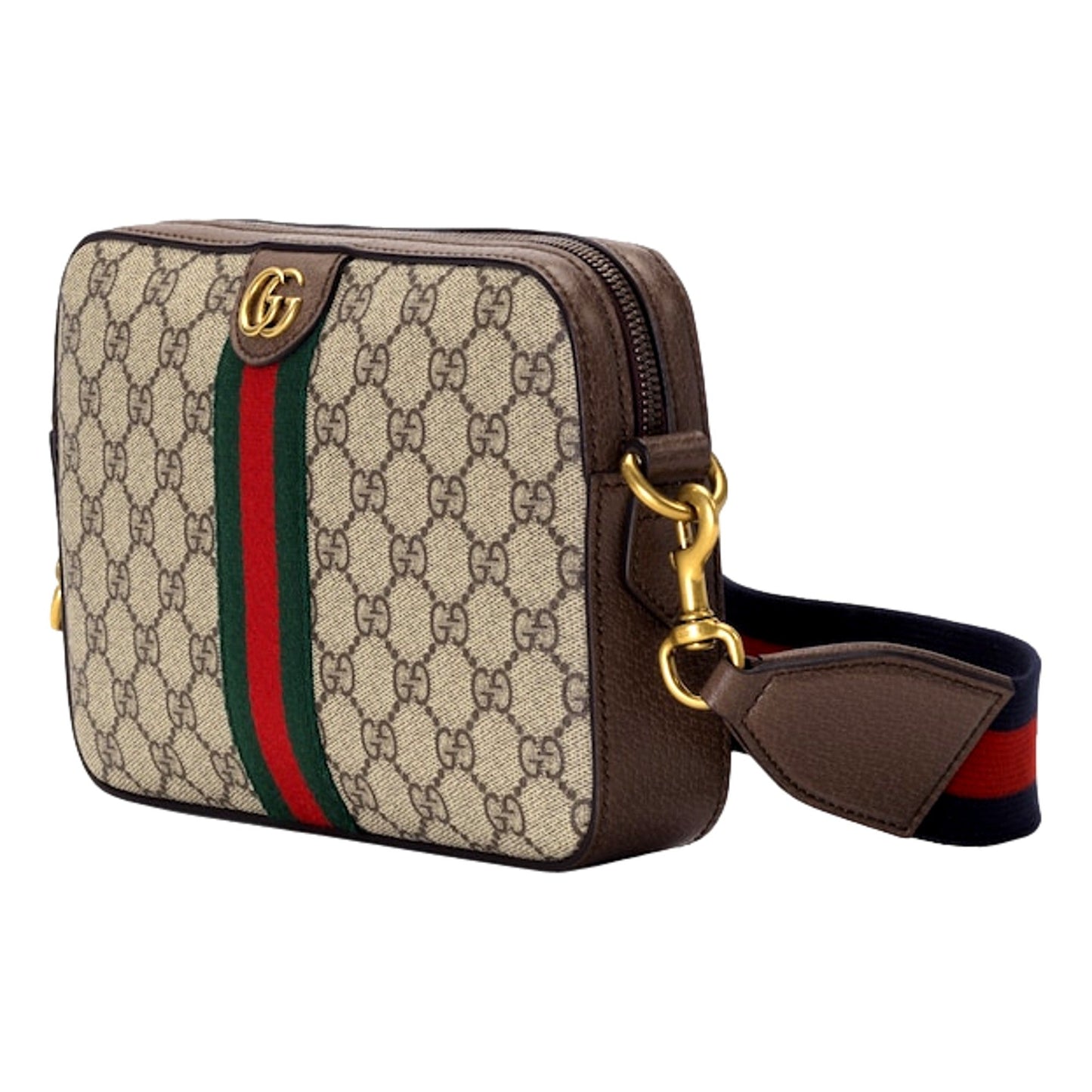 Gucci Lou Monogram Leather Canvas Tote