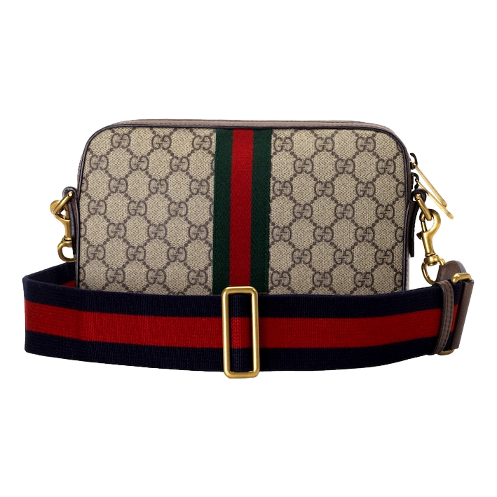 Gucci Lou Monogram Leather Canvas Tote