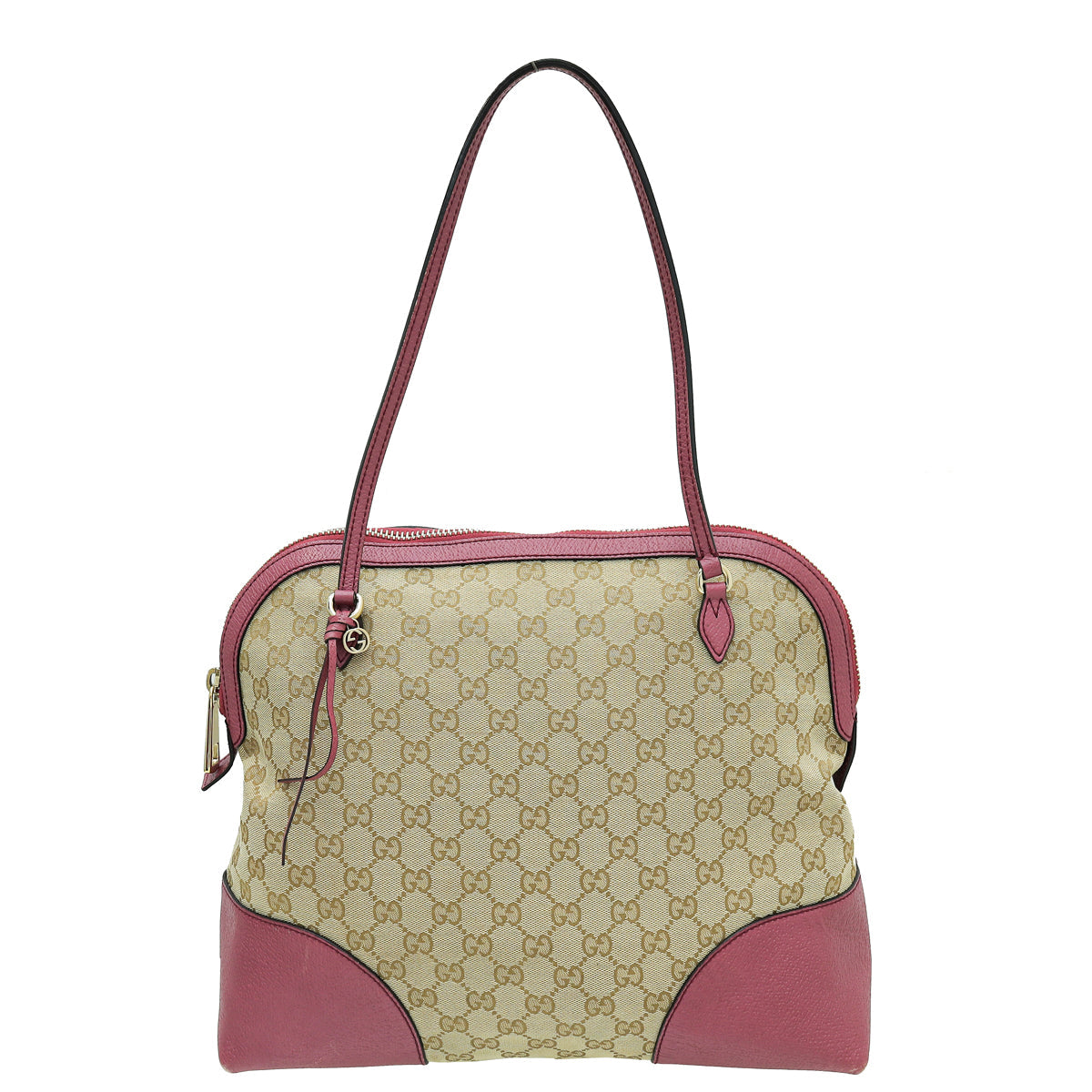 Gucci Leather Canvas Tote