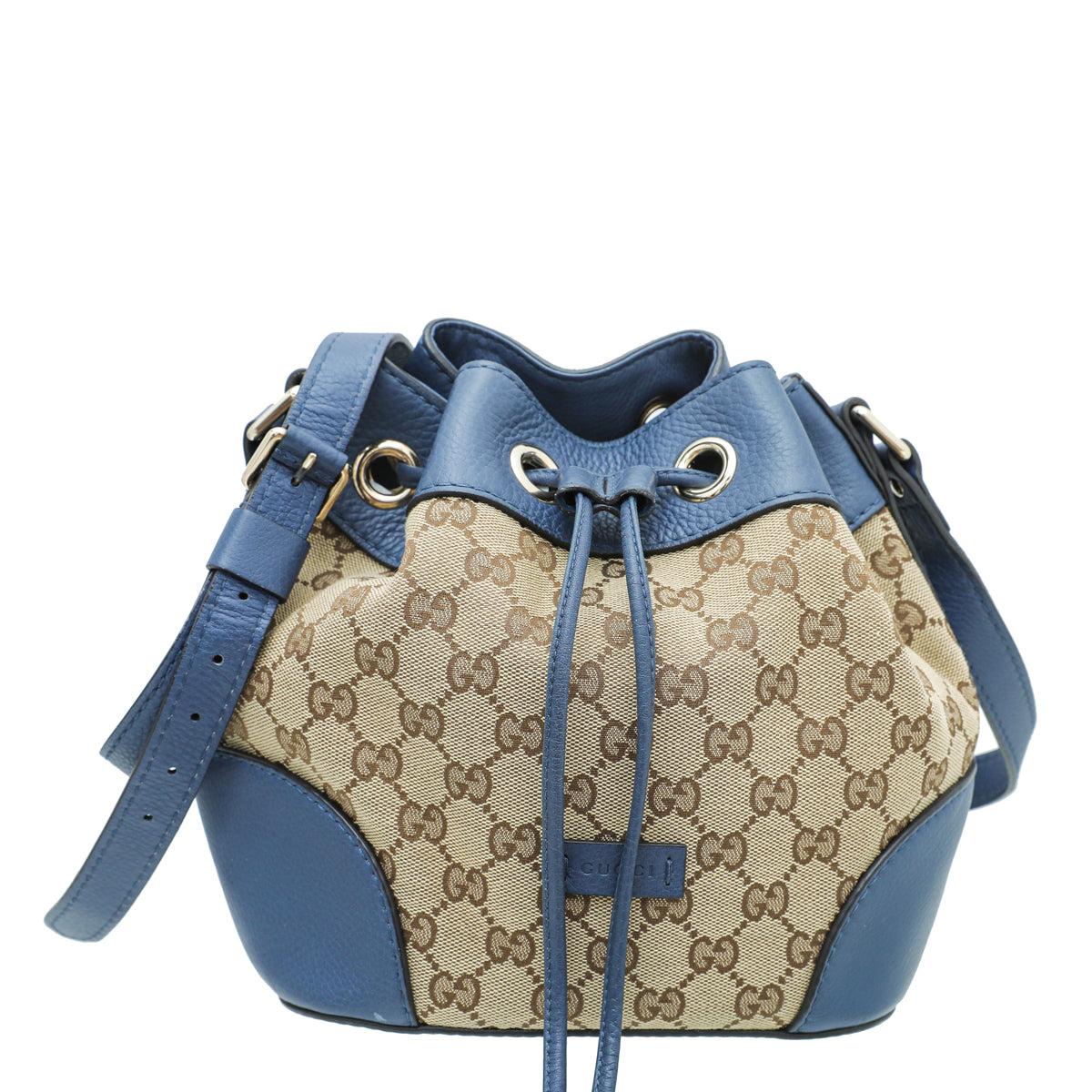 Gucci Leather Canvas Shoulder Bag