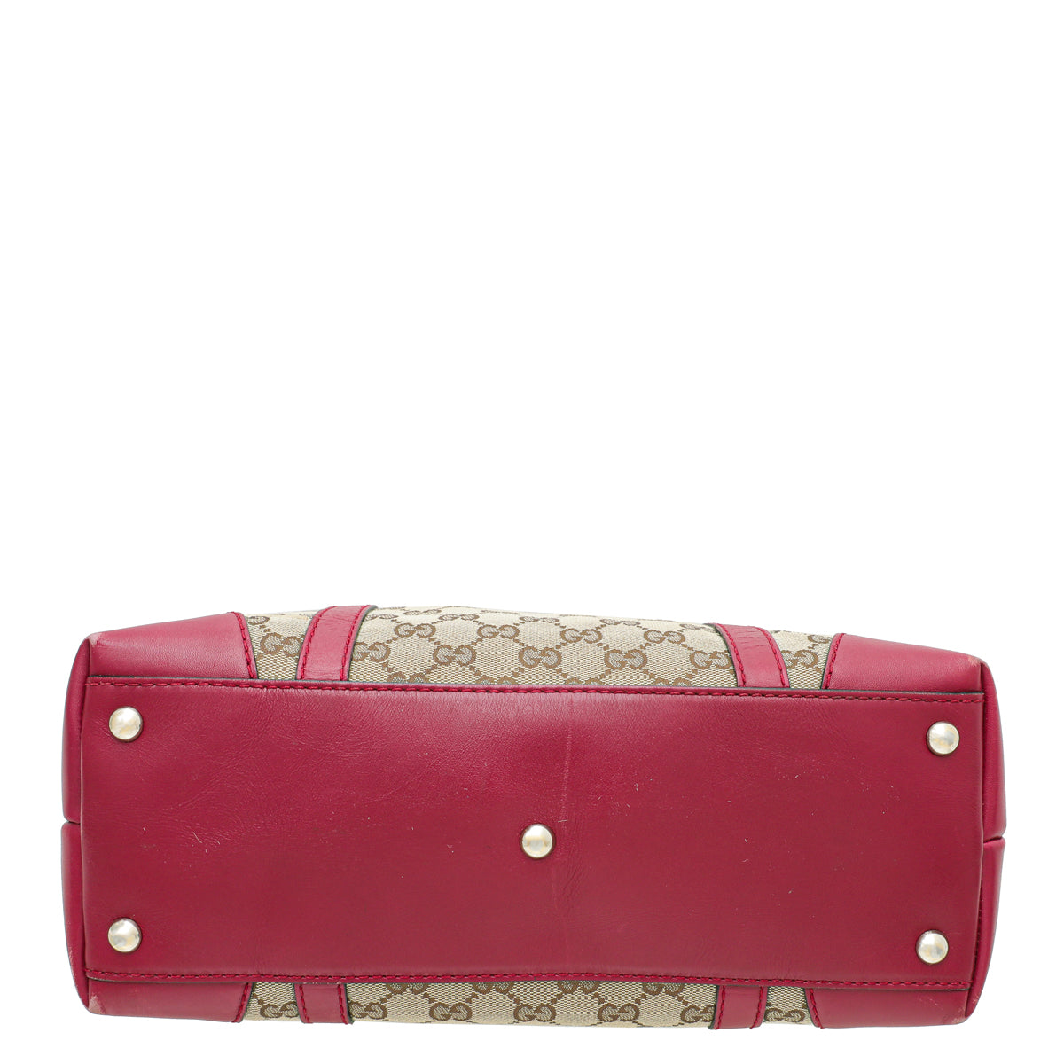 Gucci Leather Canvas Shoulder Bag