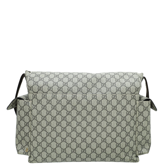 Gucci Leather Canvas Shoulder Bag