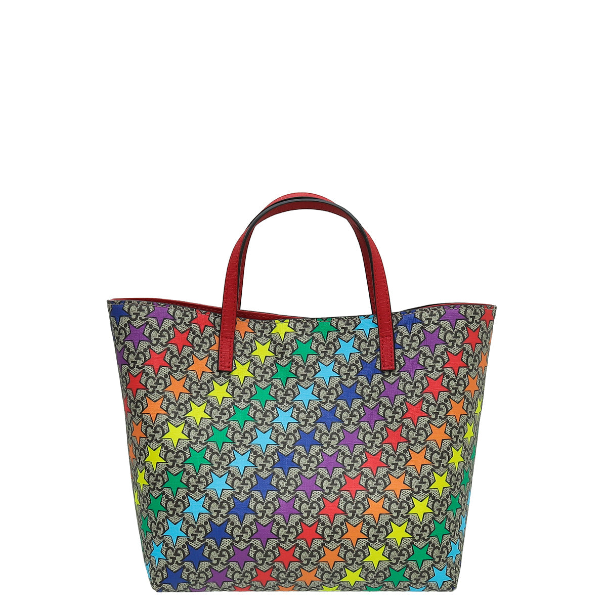 Gucci Leather Canvas Tote