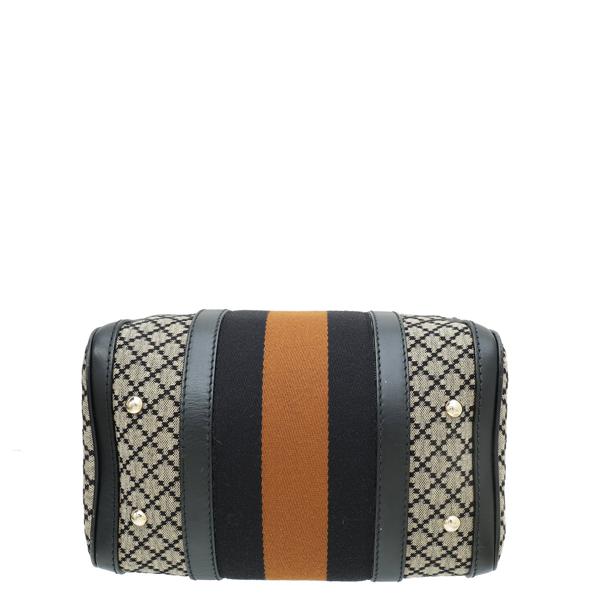 Gucci Leather Canvas Shoulder Bag