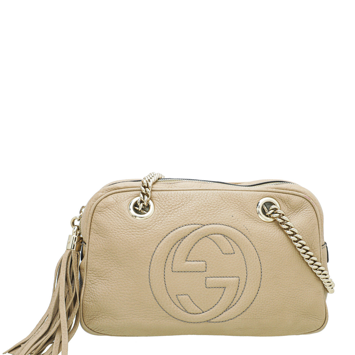 Gucci Chain Leather Shoulder Bag