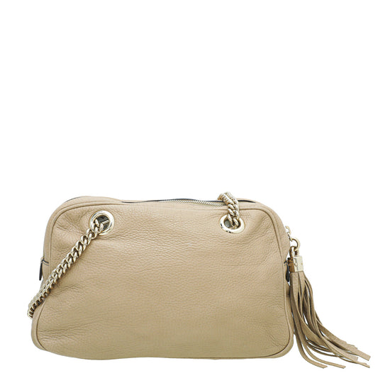 Gucci Chain Leather Shoulder Bag