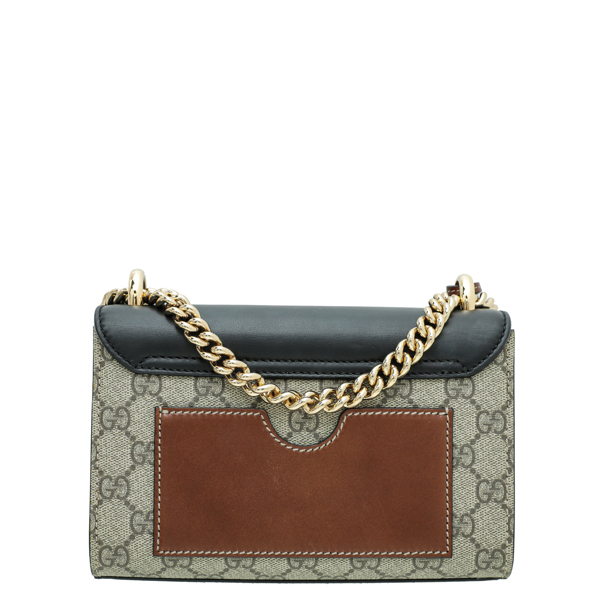 Gucci Leather Canvas Shoulder Bag