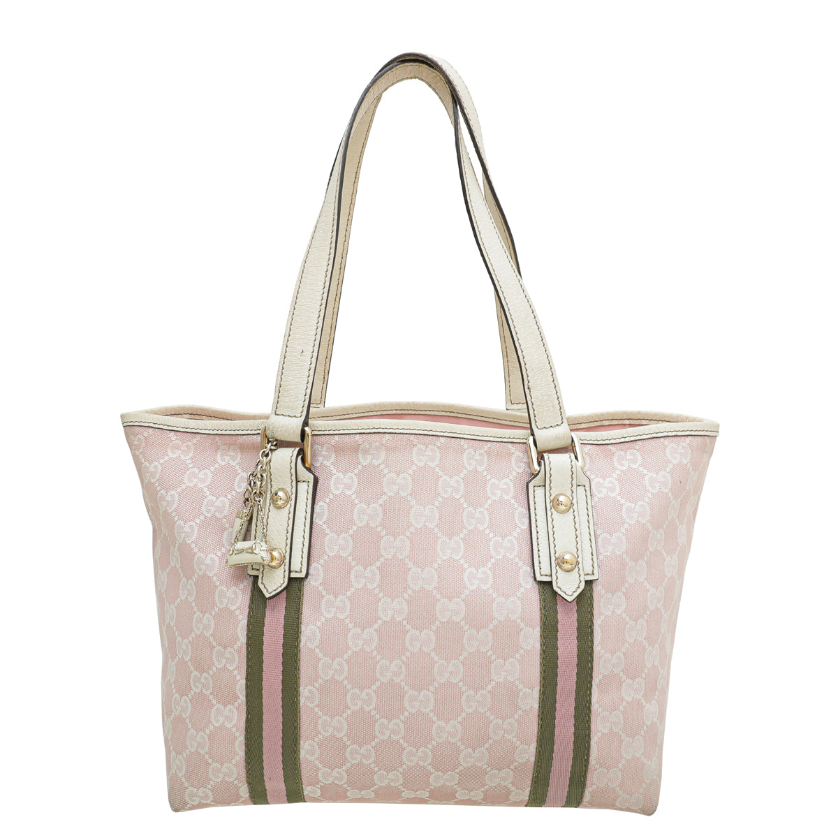 Gucci Leather Canvas Tote