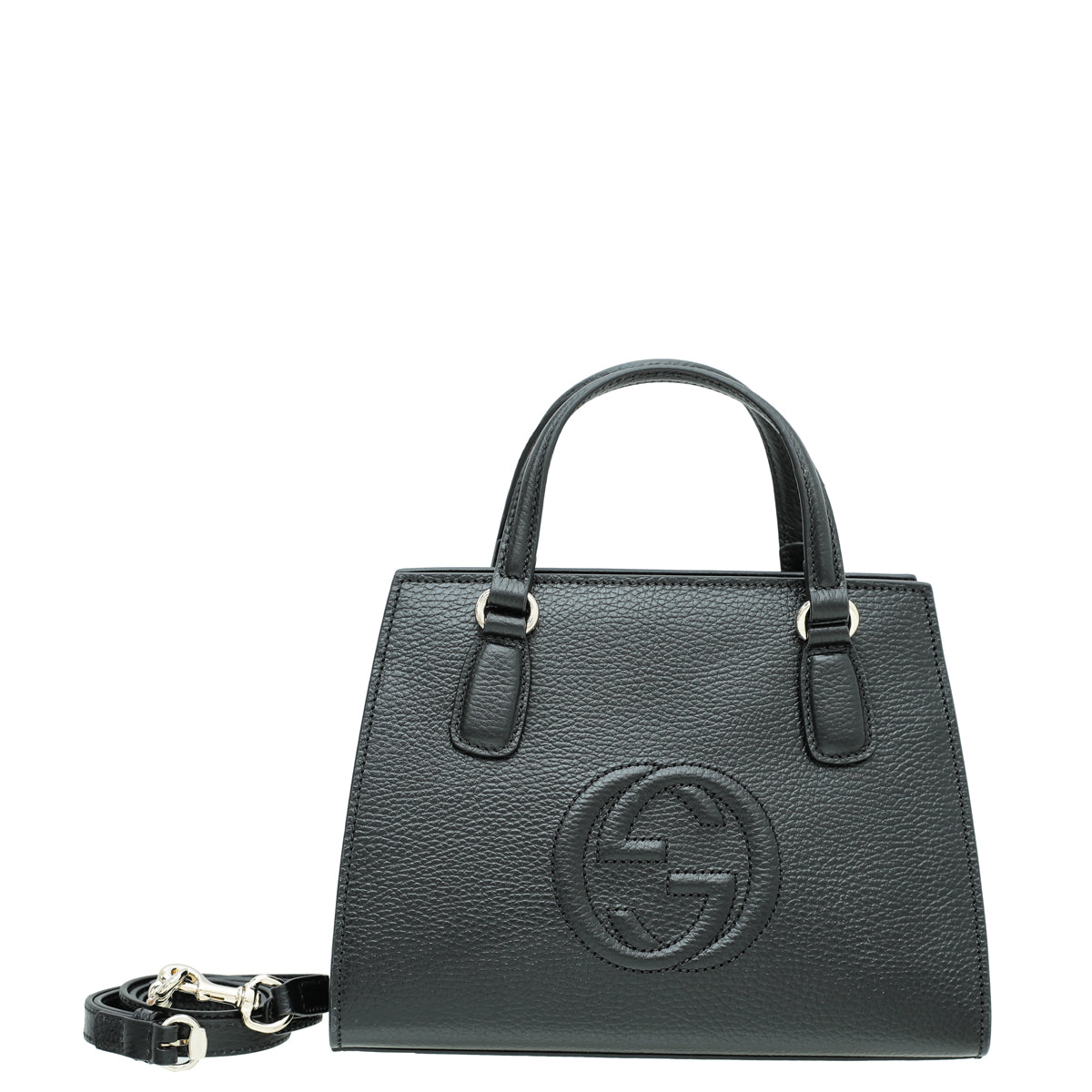 Gucci Leather Top Handle Tote