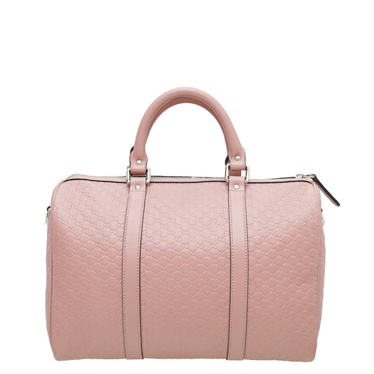 Gucci Monogram Leather Top Handle Shoulder Bag
