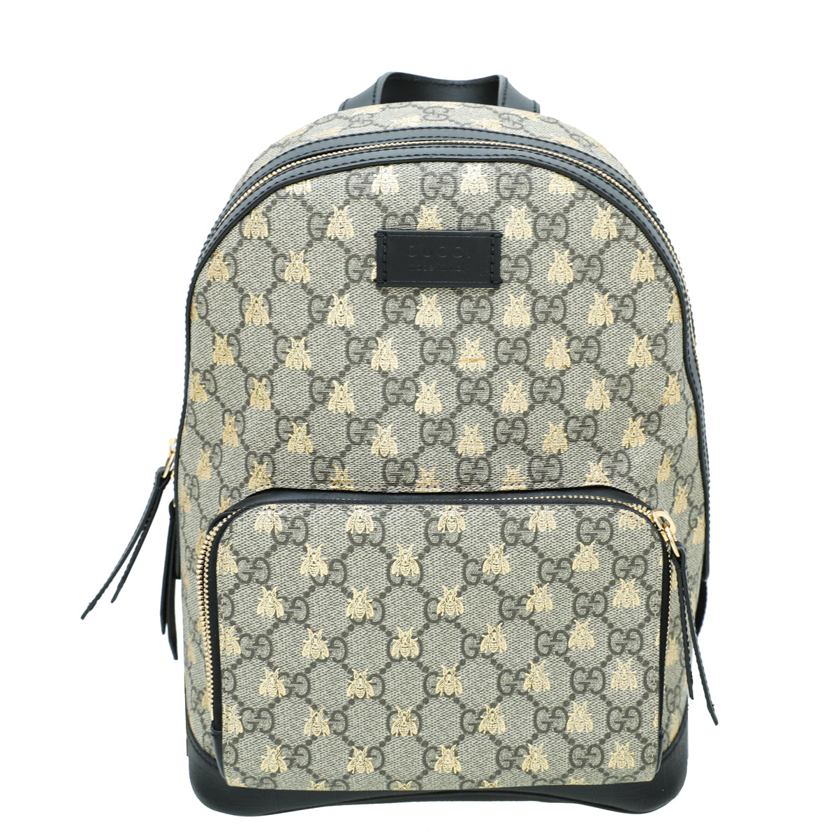 Gucci Leather Canvas Shoulder Bag