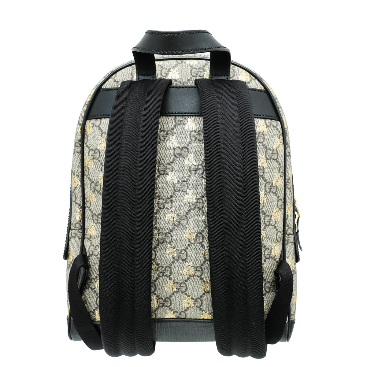Gucci Leather Canvas Shoulder Bag