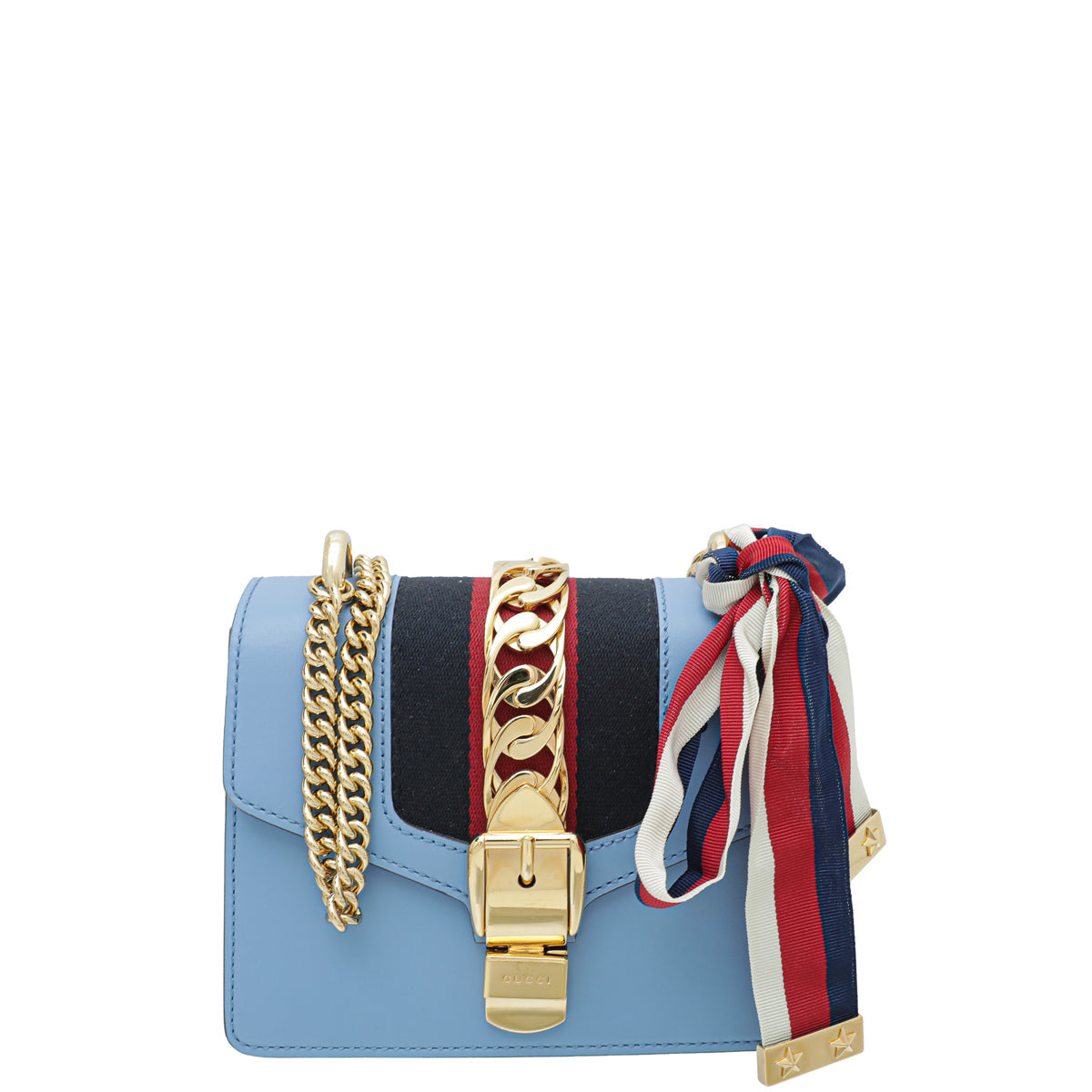 Gucci Chain Leather Shoulder Bag