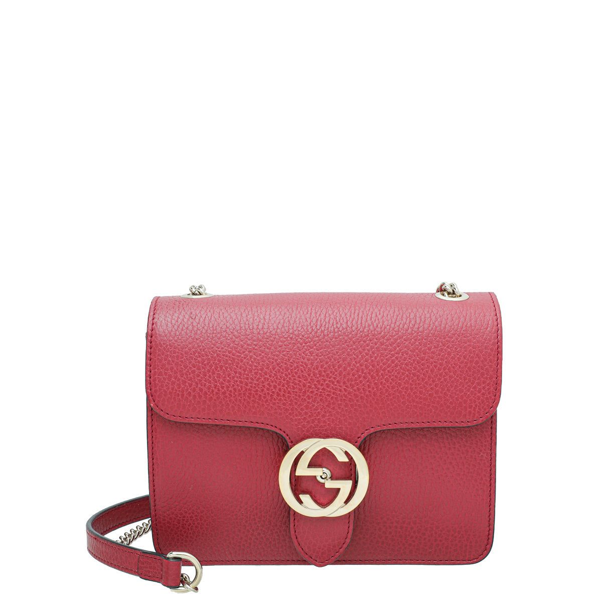 Gucci Chain Leather Shoulder Bag