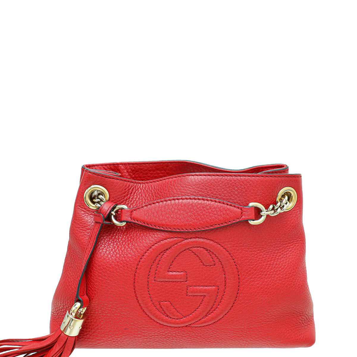 Gucci Chain Leather Shoulder Bag